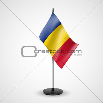Table flag of Romania