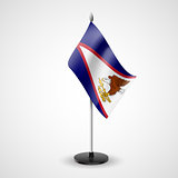 Table flag of American Samoa