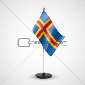 Table flag of Aland Islands
