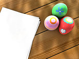 Easter eggs notebook