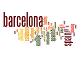 Barcelona word cloud