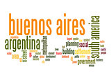 Buenos Aires word cloud