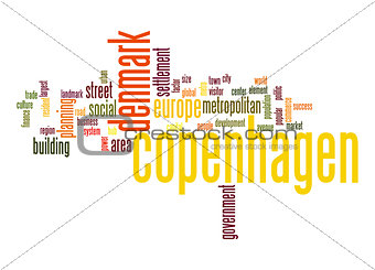 Copenhagen word cloud