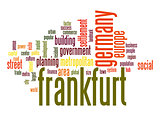 Frankfurt word cloud