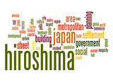 Hiroshima word cloud