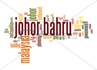 Johor Bahru word cloud