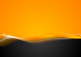 Bright smooth waves vector background