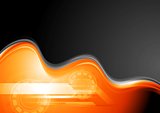 Abstract waves technology design