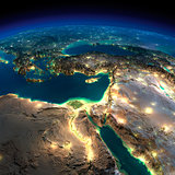Night Earth. Africa and Middle East