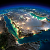 Night Earth. Saudi Arabia