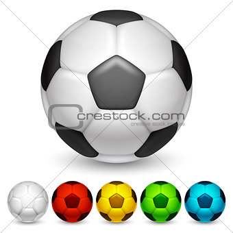 Soccer balls.