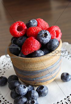 Fresh mixed berries