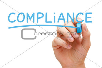 Compliance Blue Marker