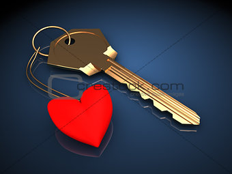 key to heart