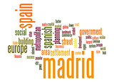 Madrid word cloud