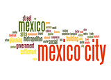 Mexico City word cloud
