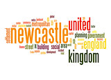 Newcastle word cloud