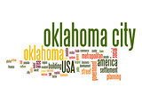 Oklahoma City word cloud