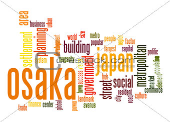 Osaka word cloud