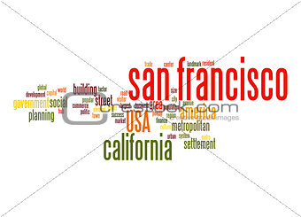 San Francisco word cloud