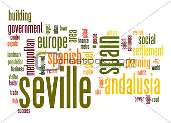Seville word cloud