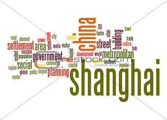 Shanghai word cloud