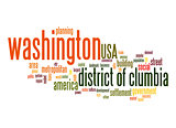 Washington word cloud