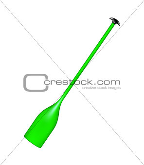 Paddle in green design