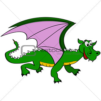 Cartoon dragon