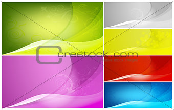 Abstract color backgrounds