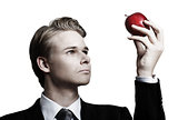  Businessman and apple