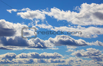 blue sky and clouds 