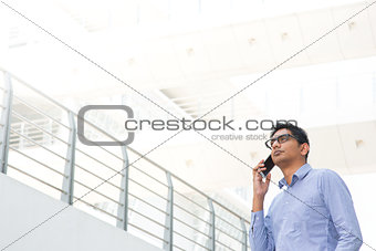 Indian businessman on the phone