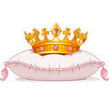 Crown on the pillow