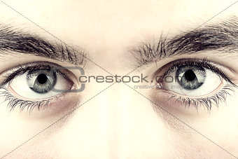 teenager eye macro