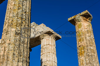 Temple of Zeus in the ancient Nemea