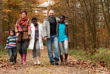 Take a walk with the multicultural family