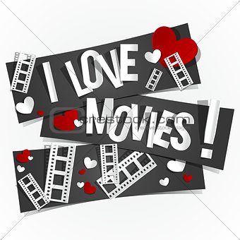 I Love Movies Banners