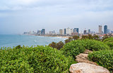 Tel-Aviv beach panorama. Jaffa. Israel.