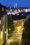  Night view of Stockholm old city