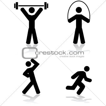 Exercise icons