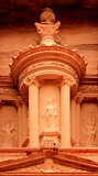 Nabatean architecture detail of "The treasury" at Petra, Lost ro
