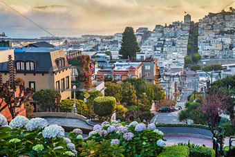 early morning in San Francisco