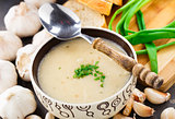 Garlic cream soup