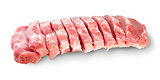 Raw Sliced Pork Meat