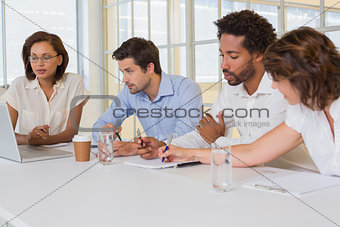 Business people in meeting at office