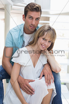 Portrait of a loving young couple