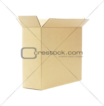 Open Empty Paper Box 