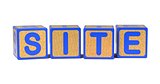 Site - Colored Childrens Alphabet Blocks.