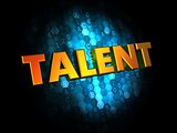 Talent Concept on Digital Background.